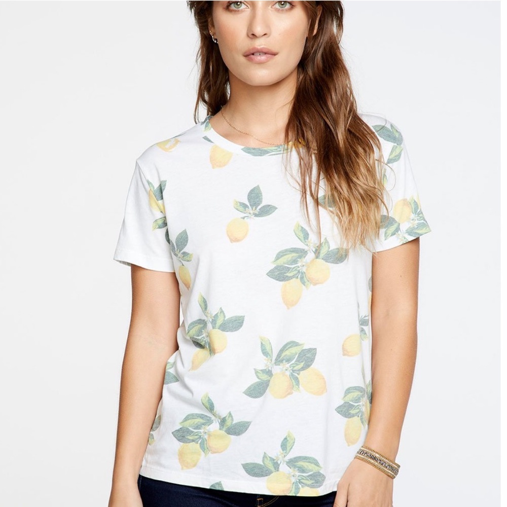 NWT Chaser Lemonade Crew Neck Tee - Picture 2 of 7